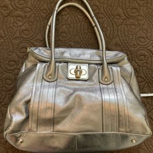 B. Makowsky Leather Handbag